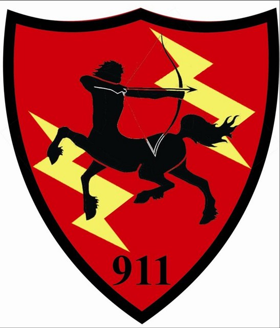 BATALIONULUI 911 INFANTERIE „CAPIDAVA” -  ecuson tinuta de oras