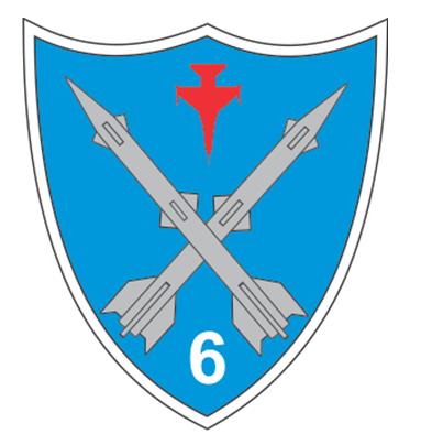 BATALIONUL 6 RACHETE SOL-AER ,,ȘOIMII BARAGANULUI” - Ecuson de maneca