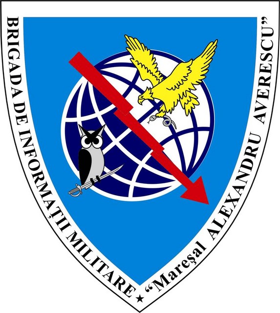 BRIGADA DE INFORMATII MILITARE - ecuson
(Military Intelligence Brigade)