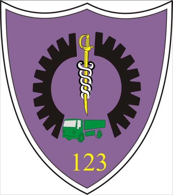 Batalionul 123 Deservire si Asigurare de Geniu - ecuson