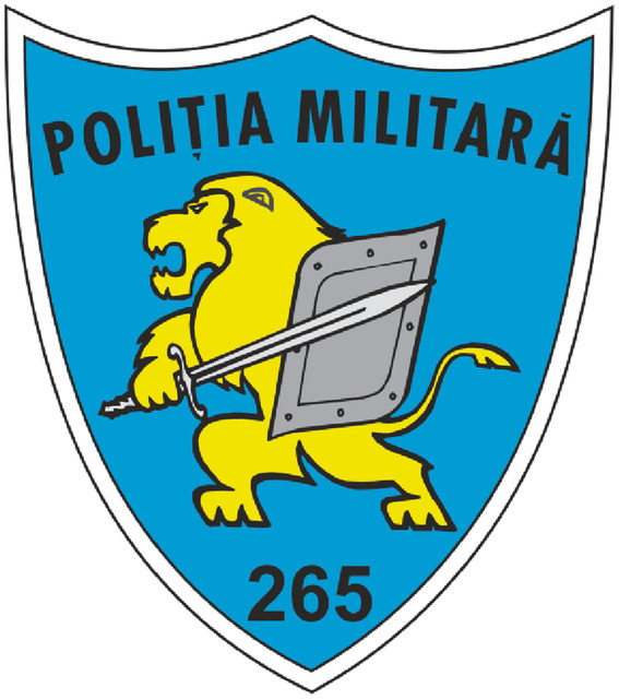 Batalionul 265 politie militara ,,TUDOR VLADIMIRESCU”  - Ecuson de maneca
