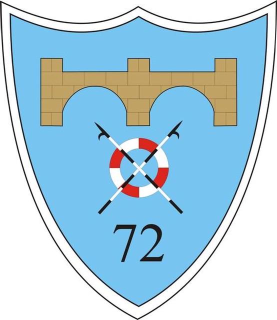 Batalionul 72 geniu ,,GENERAL CONSTANTIN SAVU” - Ecuson de maneca