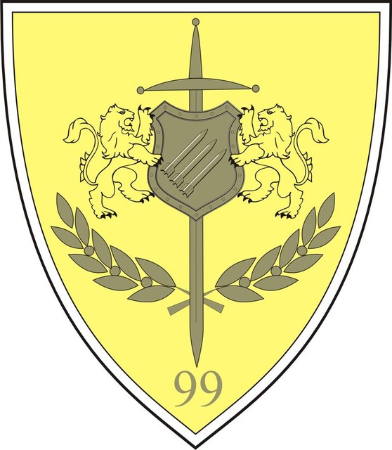 Baza Militara 99 Deveselu - ecuson de maneca - camuflaj desert