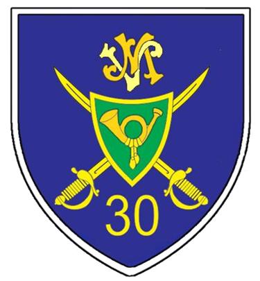 Brigada 30 Garda ,,MIHAI VITEAZUL“   - Ecuson de maneca pentru uniforma militara de serviciu si de oras si de protocol
