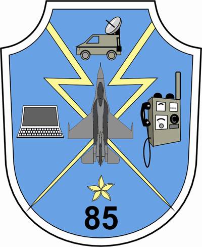 CENTRUL 85 COMUNICAȚII AERO ȘI INFORMATICA „GENERAL DOROFTEI GHERMANESCU”  - Ecuson de maneca