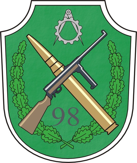 Depozitul central 98 munții ,,Capitan Marin Oria” - Ecuson de maneca