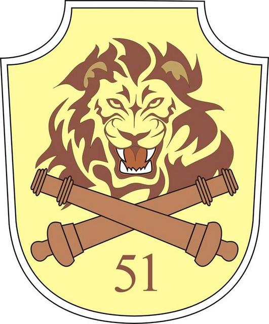 Regimentul 51 Artilerie Mixta ,,General Cornel Paraniac” – ecuson camuflaj desert