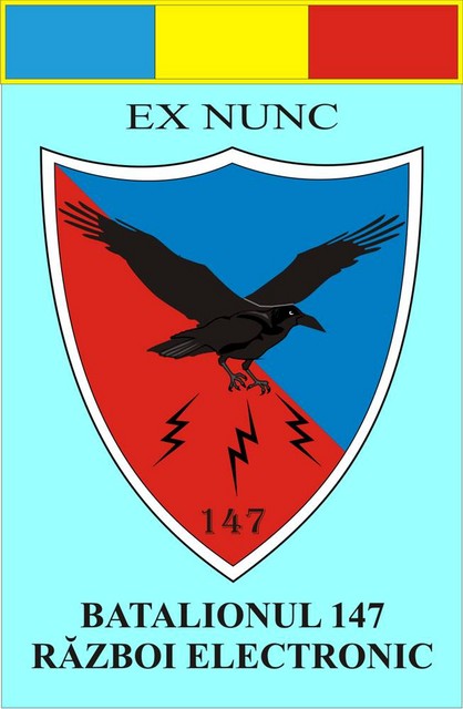 BATALIONUL 147 RAZBOI ELECTRONIC - fanion