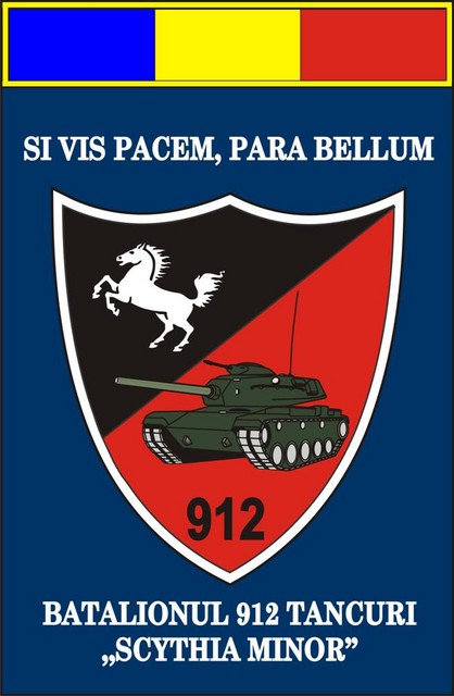 BATALIONUL 912 TANCURI ,,SCYTHIA MINOR” - fanion