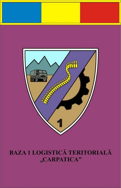 BAZA 1 LOGISTICA TERITORIALA „CARPATICA” - fanion