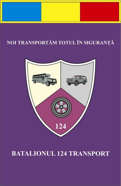Batalionul 124 Transport - fanion