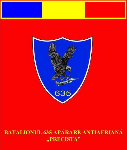 Batalionul 635 Aparare Antiaeriana “Precista” - fanion