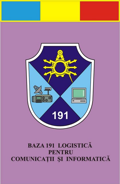 Baza 191 Logistica pentru Comunicatii si Informatica - fanion
