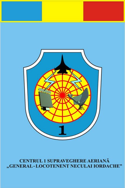 CENTRUL 1 SUPRAVEGHERE AERIANA „GENERAL-LOCOTENENT NECULAI IORDACHE”  - fanion
