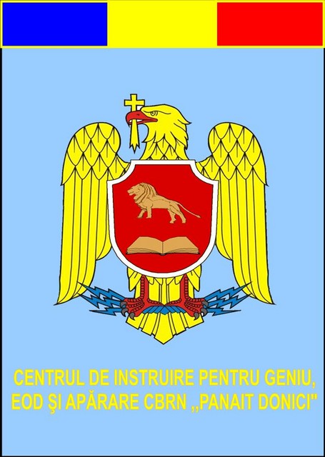 CENTRUL DE INSTRUIRE PENTRU GENIU, EOD SI APARARE CBRN „PANAIT DONICI” - fanion