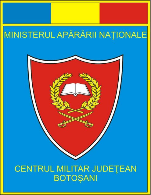 CENTRUL MILITAR JUDETEAN BOTOSANI - fanion