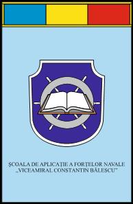 SCOALA DE APLICATIE A FORTELOR NAVALE „VICEAMIRAL CONSTANTIN BALESCU” – fanion
