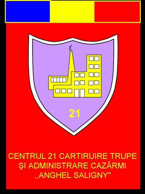 Centrul 21 Cartiruire Trupe si Administrare Cazarmi - fanion