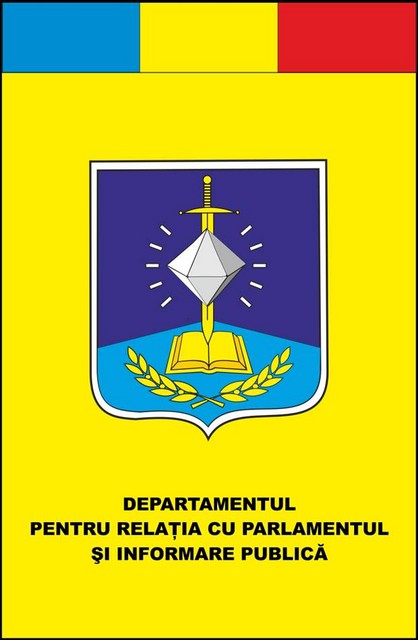 DEPARTAMENTUL PENTRU RELATIA CU PARLAMENTUL SI INFORMARE PUBLICA - fanion