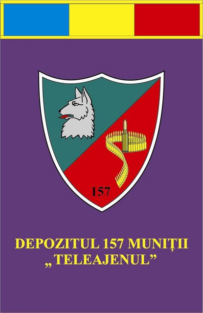 DEPOZITUL 157 MUNITII ,,TELEAJENUL” - fanion