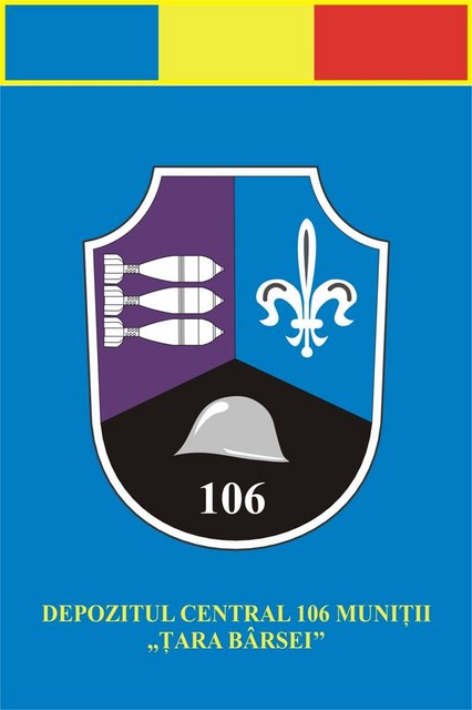 DEPOZITUL CENTRAL 106 MUNITII „TARA BARSEI” - fanion