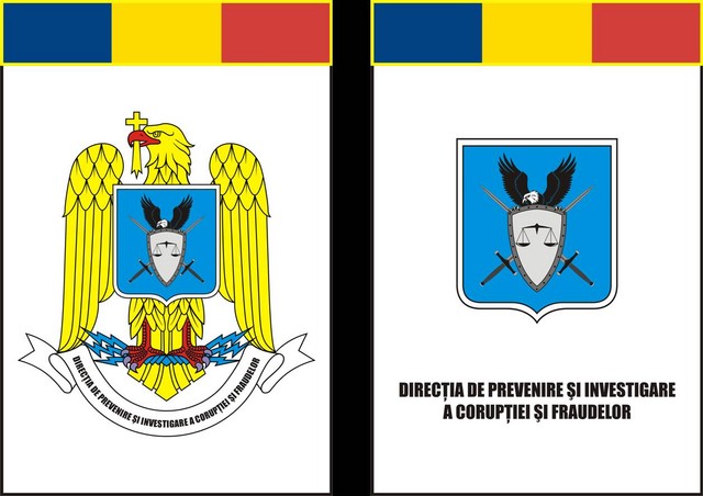 DIRECTIA DE PREVENIRE SI INVESTIGARE A CORUPTIEI SI FRAUDELOR - fanion