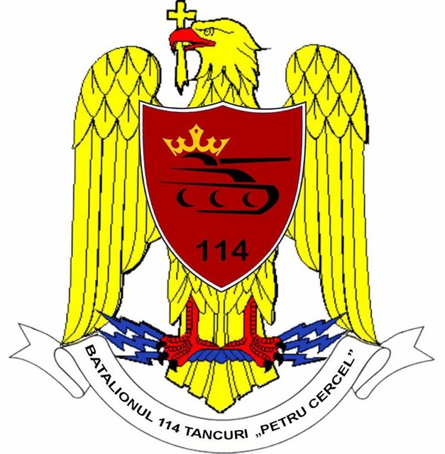BATALIONUL 114 TANCURI „PETRU CERCEL” - insemn heraldic