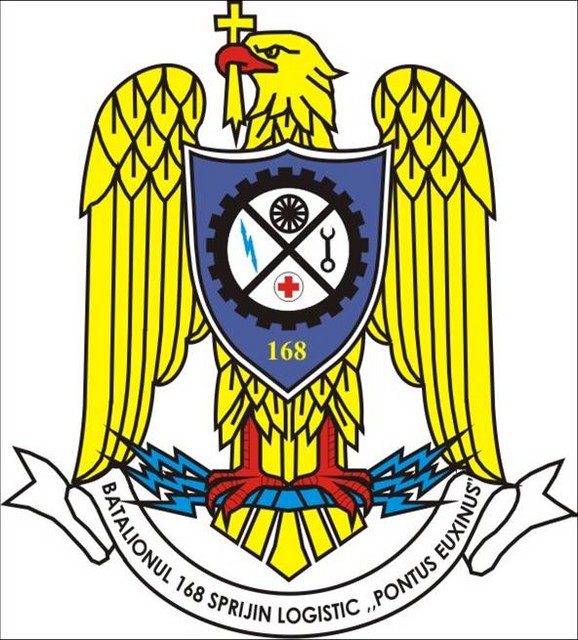 BATALIONUL 168 SPRIJIN LOGISTIC “EUXINUS”- insemn heraldic
