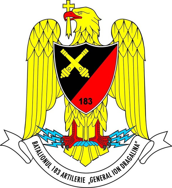 BATALIONUL 183 ARTILERIE - insemn heraldic(183rd Artillery Battalion)