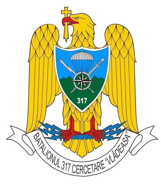 BATALIONUL 317 CERCETARE „VLADEASA” - insemn heraldic(317th „VLADEASA” Recce Battalion)