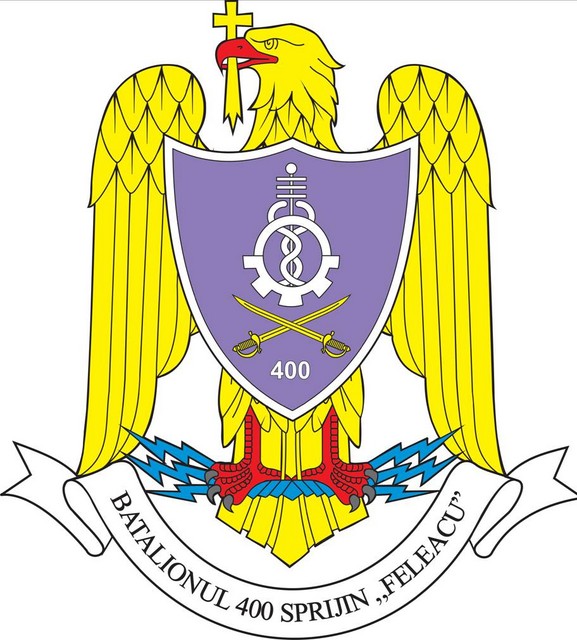 BATALIONUL 400 SPRIJIN „FELEACU” - insemn heraldic