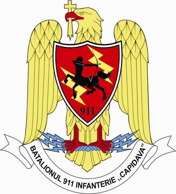 BATALIONUL 911 INFANTERIE „CAPIDAVA” -  insemn heraldic