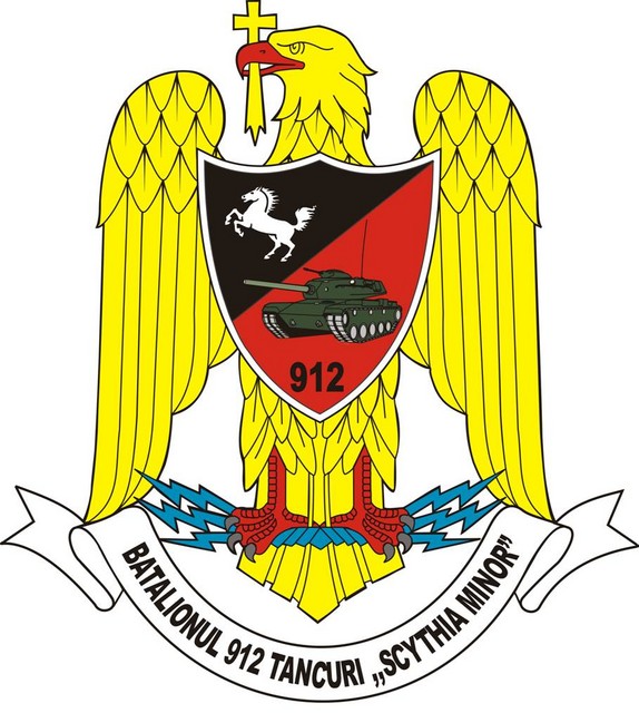 BATALIONUL 912 TANCURI ,,SCYTHIA MINOR” - insemn heraldic