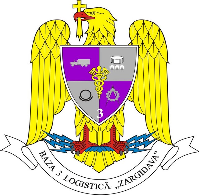 BAZA 3 LOGISTICA „ZARGIDAVA” - insemn heraldic