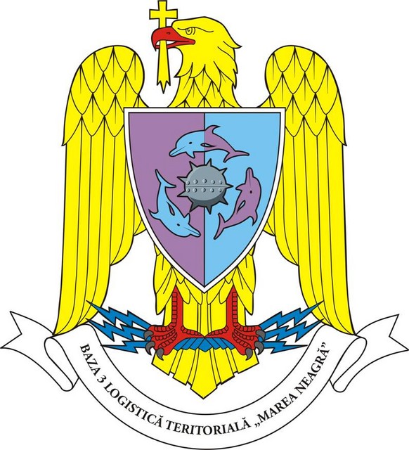 BAZA 3 LOGISTICA TERITORIALA „MAREA NEAGRA” - insemn heraldic