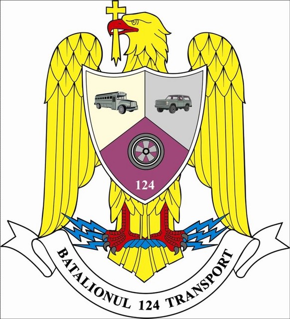Batalionul 124 Transport - insemn heraldic