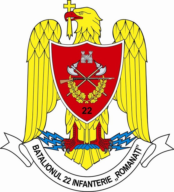 Batalionul 22 Infanterie „Romanati” - insemn heraldic(22nd „Romanati” Infantry Battalion)