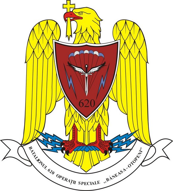 Batalionul 620 Operatii Speciale ,,Baneasa-Otopeni” - insemn heraldic