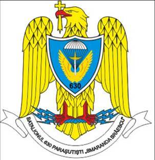 Batalionul 630 Parasutisti „Smaranda Braescu” - insemn heraldic