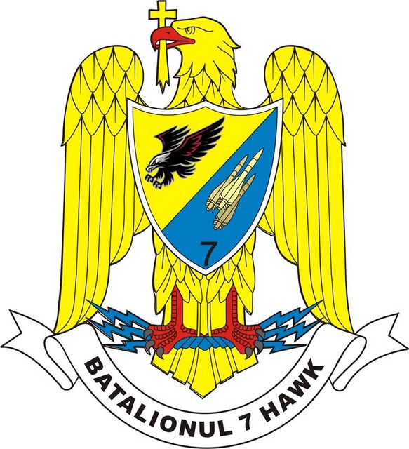 Batalionul 7 HAWK - insemn heraldic