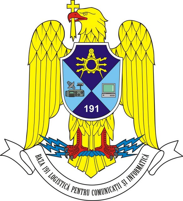 Baza 191 Logistica pentru Comunicatii si Informatica - insemn heraldic