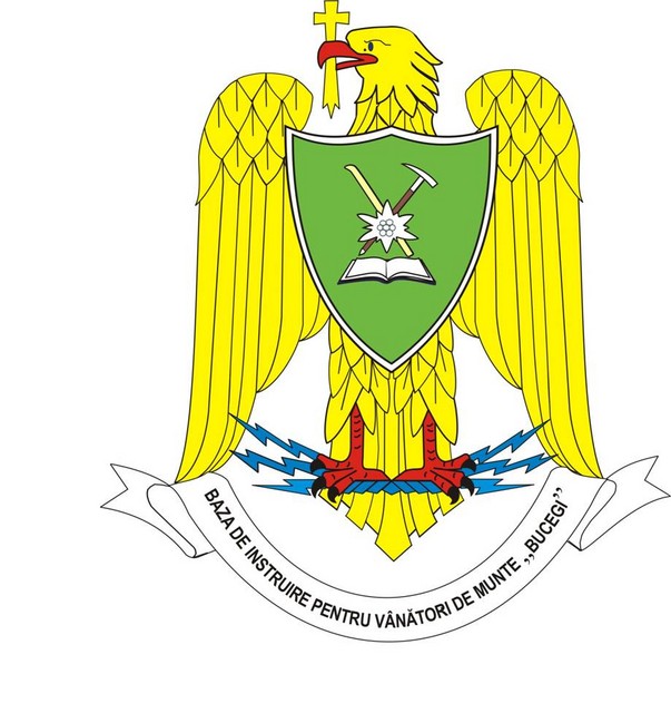 Baza de Instruire pentru Vanatori de Munte „Bucegi” - insemn heraldic („Bucegi” Training Base for Mountain Troops)