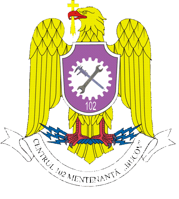 CENTRUL 102 MENTENANTA “BUCOV” - insemn heraldic