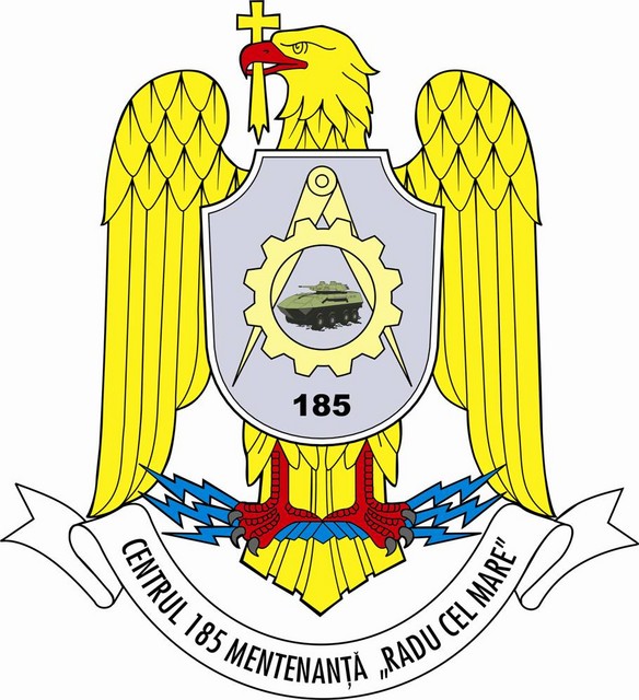 CENTRUL 185 MENTENATA “RADU CELMARE” - insemn heraldic