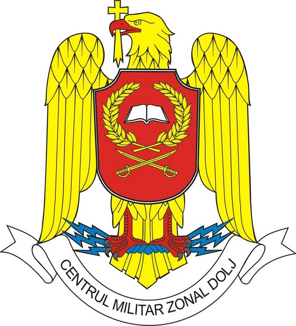 CENTRUL MILITAR ZONAL DOLJ - insemn heraldic
