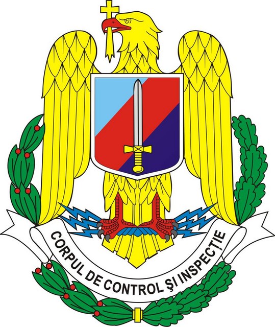 CORPUL DE CONTROL SI INSPECTIE - insemn heraldic