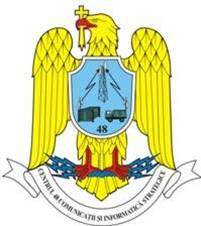 Centrul 48 Comunicatii si Informatica Strategice - insemn heraldic