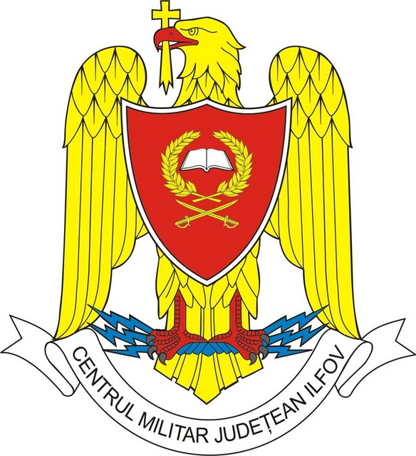 Centrul Militar Judetean Ilfov - insemn heraldic