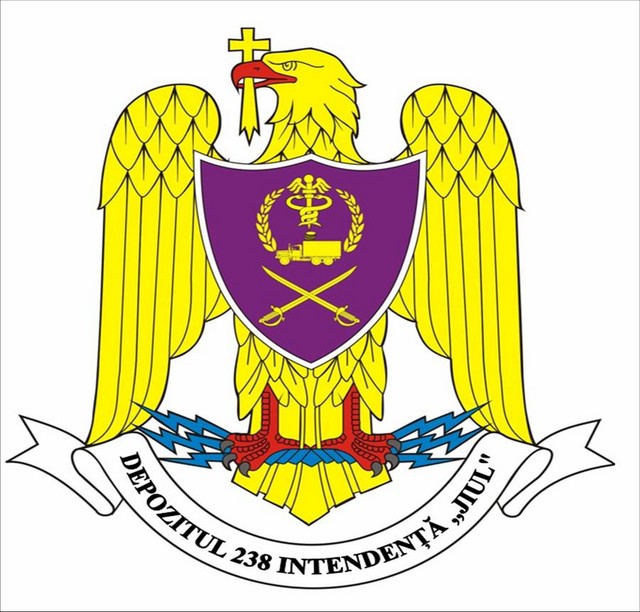 Depozitul 238 Intendenta “JIUL” – insemn heraldic