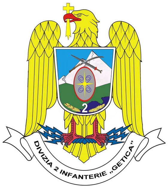 Divizia 2 Infanterie „Getica”  – insemn heraldic(2nd „Getica” Infantry Division)